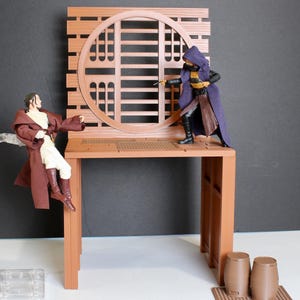 Star Wars Black Series Diorama: The Acolyte Noodle Bar Display