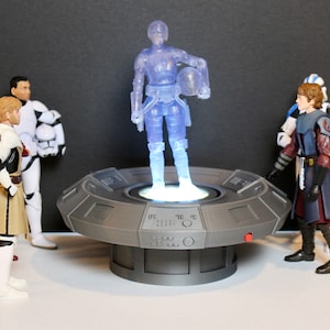 3D Printed Holotable Display: Star Wars Black Series Diorama