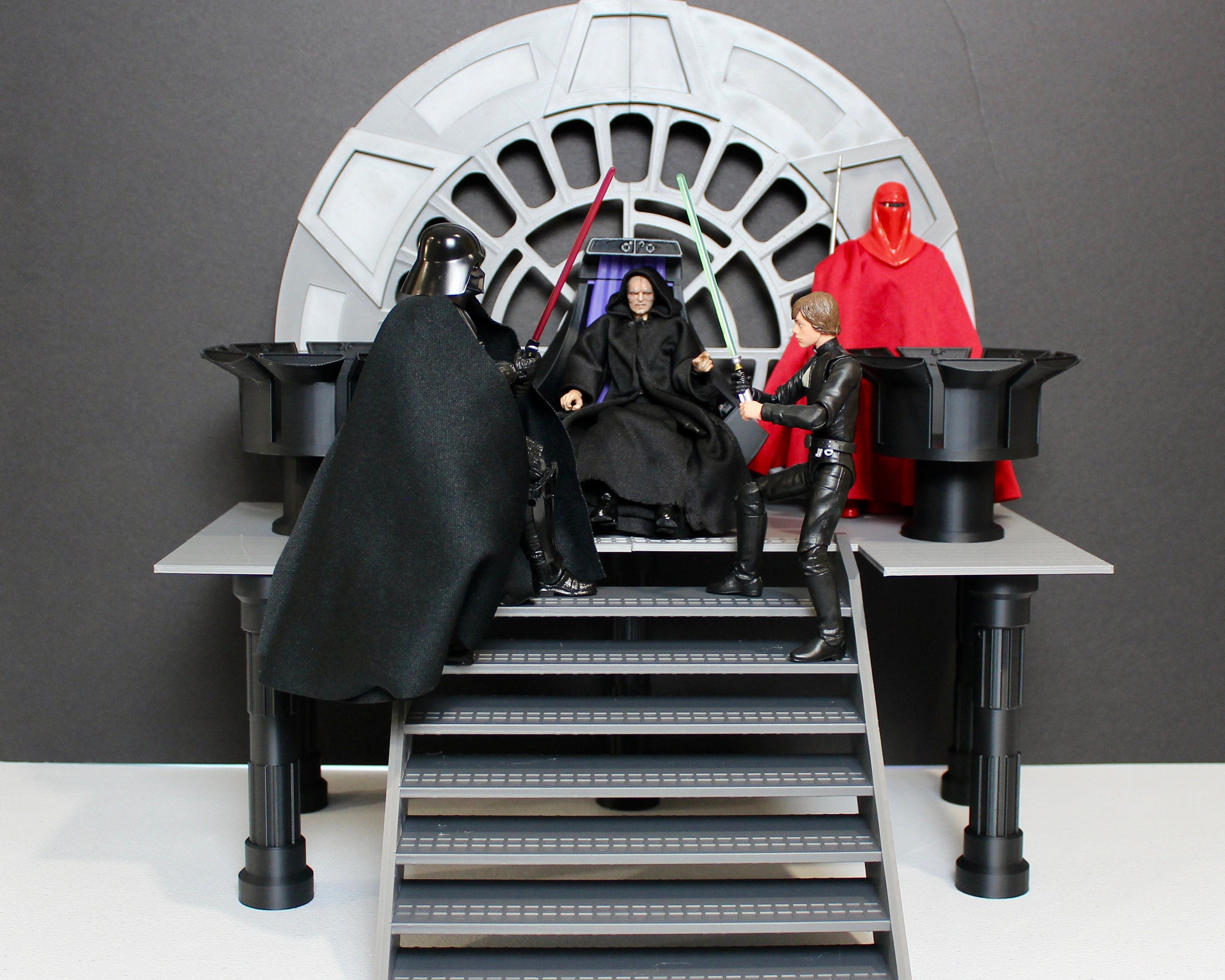 Emperor Palpatine Throne For Star Wars Serie Nera E Sfondo - Foto 4