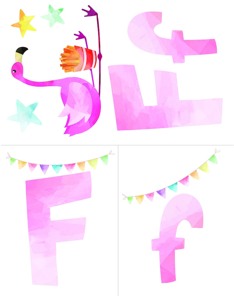 Alphabet Flashcards, ABC Flashcards, Letter Cards, Educational