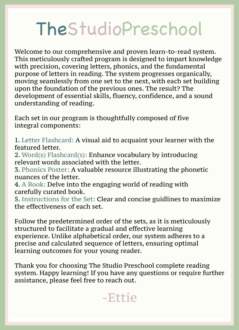 Learn to Read System, Complete Phonics & Letter Mastery Curriculum ...