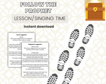 Follow the Prophet Learning Activity | Primary Singing Time | Old Testament | Church of Jesus Christ LDS | Primary Chorister Music Leader