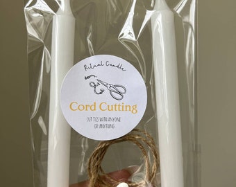 Cord Cutting Ritual Candle