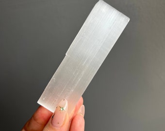Rough Selenite Crystal Bar