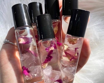 Rose Quartz Perfume Roller