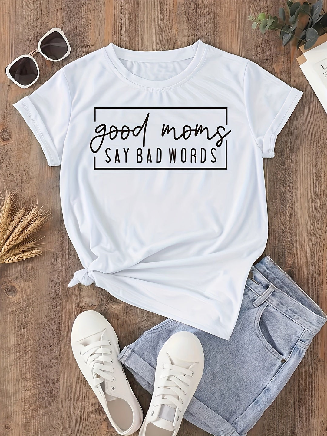 T-shirt Women's DO WHAT Letter Printed Short Sleeved Top