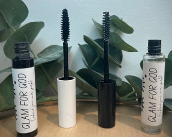 All Organic And Natural Mascara, Clear And Black