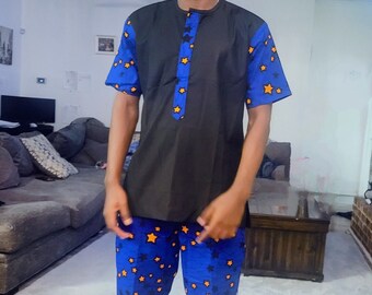 African print Ankara shirt and trouser for men