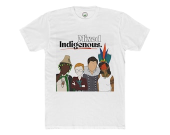 Mixed Indigenous Graphic Tshirt