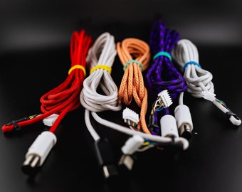 50+ Colors! Detachable Paracord Service for Phob/OEM/Goomwave Gamecube Controller