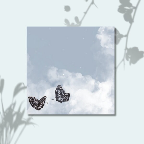 Butterfly Sticky Notes l Post-it | Notepad | Memo | Adhesive Notes l Aesthetic Stationery l Pretty & Cute