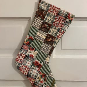 Meia de Natal acolchoada