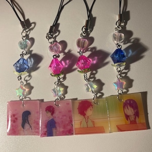 SAIKI AND TERUHASHI matching phonecharms!