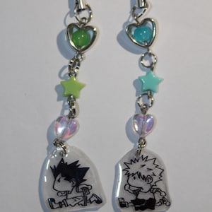 KILLLUA and GONN matching phone charms [hunter x huntr merch]