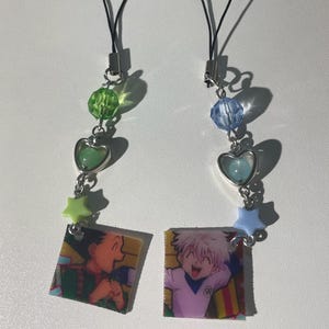 KILLUGON HUNTER X HUNTER { gon and killua phone charms }