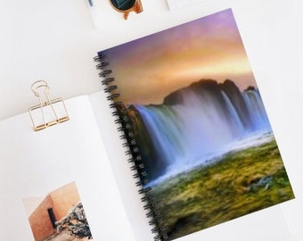 Waterfall2 Spiral Notebook-Journal