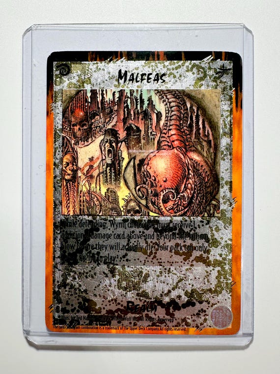Rage Card, Malfeas - Foil (CCG) - Etsy
