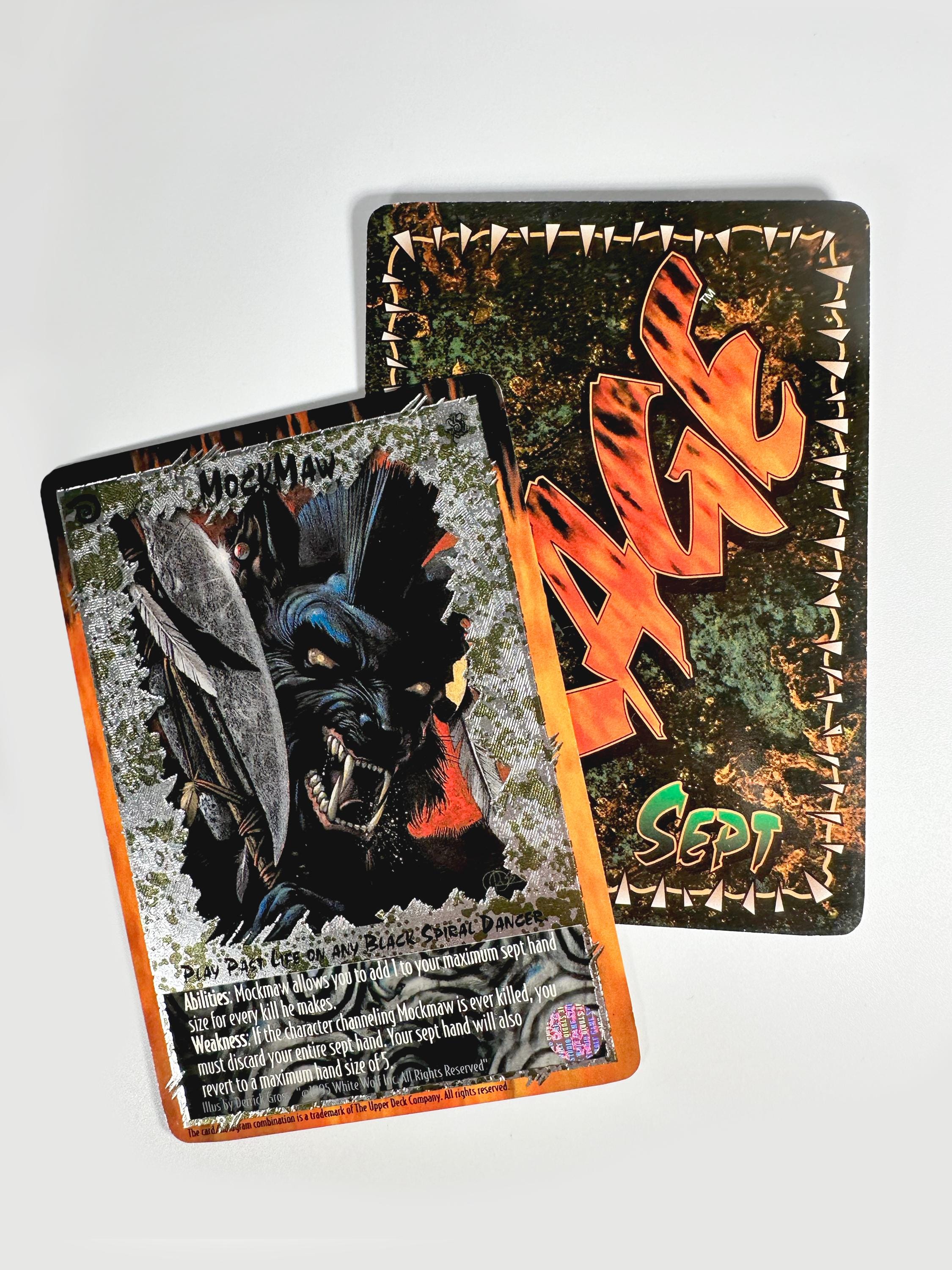 Rage Card, Mockmaw - Foil (CCG) - Etsy