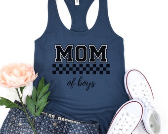 Chic Mom of Boys Tank Top - Boy Mom Life Fashion Statement Shirt, Perfect Gift for Mothers Day