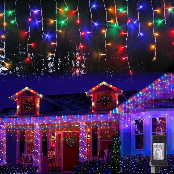 US Controller Plug For LED Icicle Curtain String Lights - 8 Modes With Memory Function, 110V