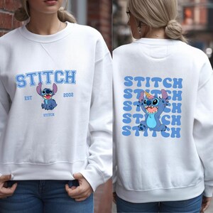 Cotton Stitch Sweatshirt Character Design Collection Premium Quality Construction Comfortable Daily Wear Multiple Color Options Casual Fashion Essential Winter Season Favorite Soft Crewneck Style Graphic Print Details Classic Fit Garment