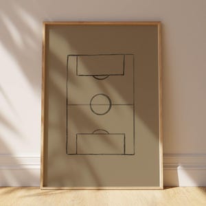 Dynamic soccer poster celebrating active play and team spirit