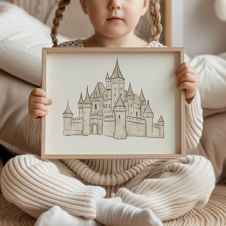 Delightful girl nursery prints making a perfect gift for new families