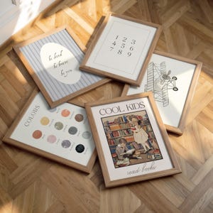 Homeschool wall decor inspiring early childhood learning
