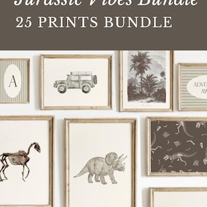 Dinosaur adventure wall art making a perfect gift for young explorers