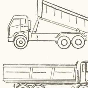 Blaues Fahrzeug Kunstdruck Auto Vintage Transport druckbares Set Auto Poster Blau Baby Junge Kinderzimmer Transport Galerie Wandkunst Reise Jungenkunst Bild 12
