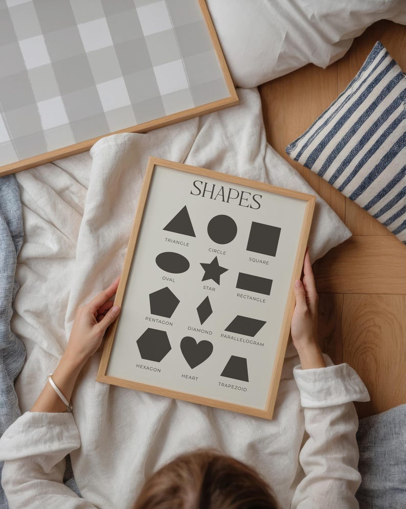 Kindergarden Educational Poster Bundle Homeschool Alphabet Wall Art Preschool Number Poster Toddler Learning Chart Montessori Digital Prints image 7