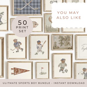 Neutral Hockey Wall Art Vintage Hockey Stick Poster Ice Hockey Boy Bedroom Art Hockey Printable Boy Art Hockey Sport Wall Art Playroom Decor image 12