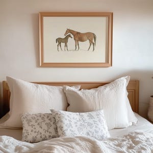 Timeless Cowgirl Gallery Wall Art Pink Horse Decor Western Girl Room Decor Vintage Pink Nursery Decor Horseback Riding Girly Room Art Pink image 9