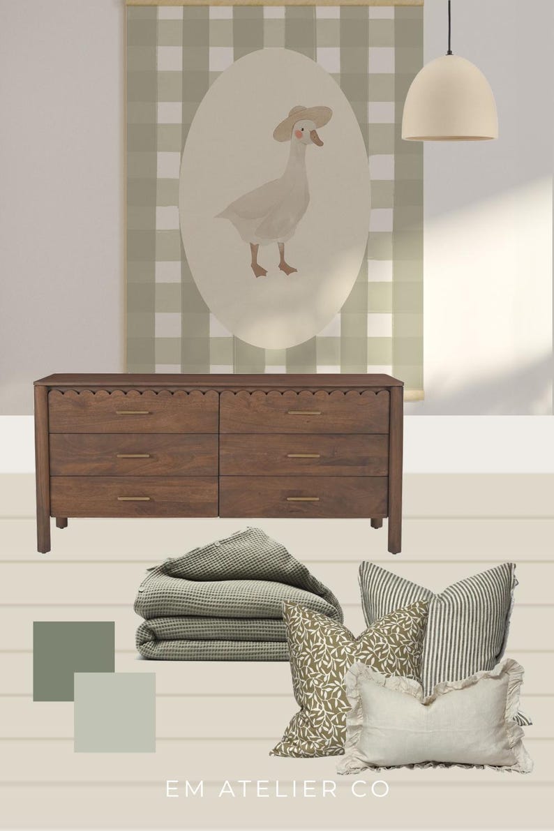 Delightful farm animal print making a thoughtful gift for little animal fans