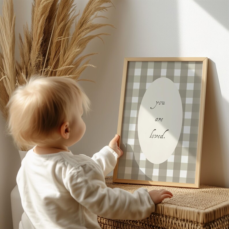 Timeless love quote poster inspiring warmth and reassurance