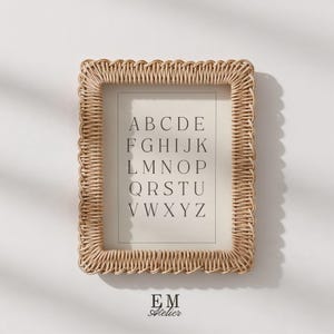 Classic Alphabet Poster ABC Chart Print Educational Wall Art Printable Homeschool Classroom Decor Nursery Print Antique Kids Room Wall Art afbeelding 5
