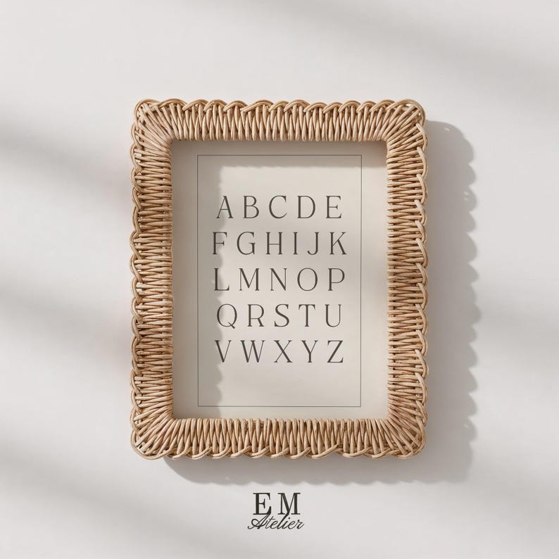 Classic Alphabet Poster ABC Chart Print Educational Wall Art Printable Homeschool Classroom Decor Nursery Print Antique Kids Room Wall Art afbeelding 5