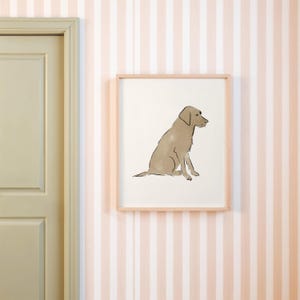 Golden Retriever Nursery Print Timeless Dog Printable Retriever Nursery Art Big Boy Room Art Puppy Print Labrador Boys Decor Dog Nursery Art image 4
