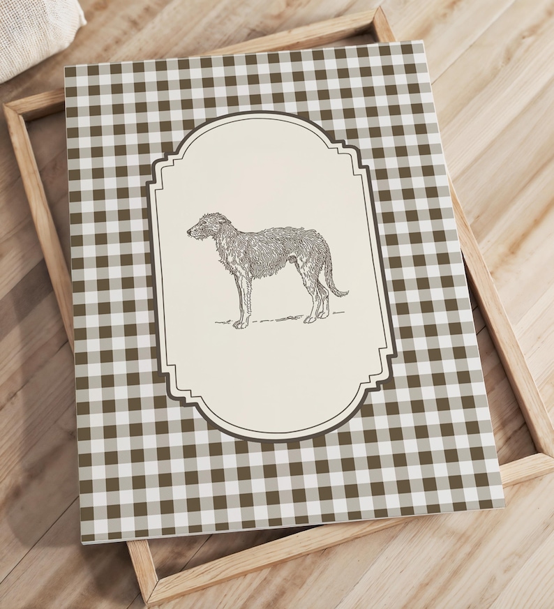 Antique animal gallery wall for boys’ bedroom or nursery