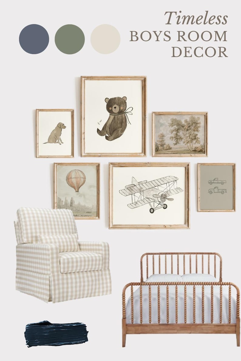 Delightful decor collection making a perfect gift for new parents and little adventurers