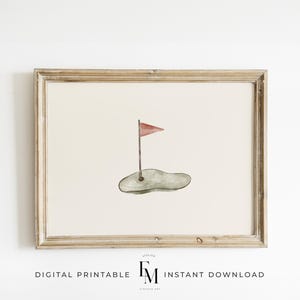 Golf Art Print Nursery Timeless Golf Decor Sage Green Nursery Golf Theme Nursery Sport Art Toddler Room Decor Boys Room Art Baby Shower Gift