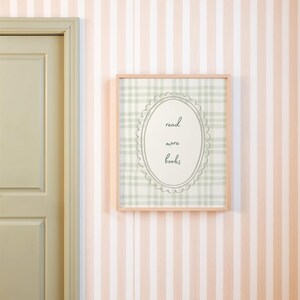 Read More Books Print Antique Library Decor Vintage Bookish Wall Art Farmhouse Aesthetic Reading Nook Poster Kids Book Lover Print Classroom image 4