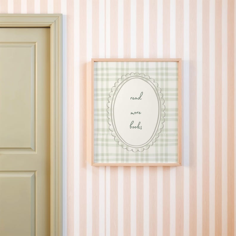 Read More Books Print Antique Library Decor Vintage Bookish Wall Art Farmhouse Aesthetic Reading Nook Poster Kids Book Lover Print Classroom image 4