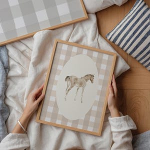 Timeless Cowgirl Gallery Wall Art Pink Horse Decor Western Girl Room Decor Vintage Pink Nursery Decor Horseback Riding Girly Room Art Pink image 5