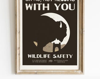Camping Prints Retro Outdoors Art Gift Kids Room Nature Art Wildlife Posters Cabin Wall Decor Outdoorsy Wall Art Vintage Cabin Decor Kids