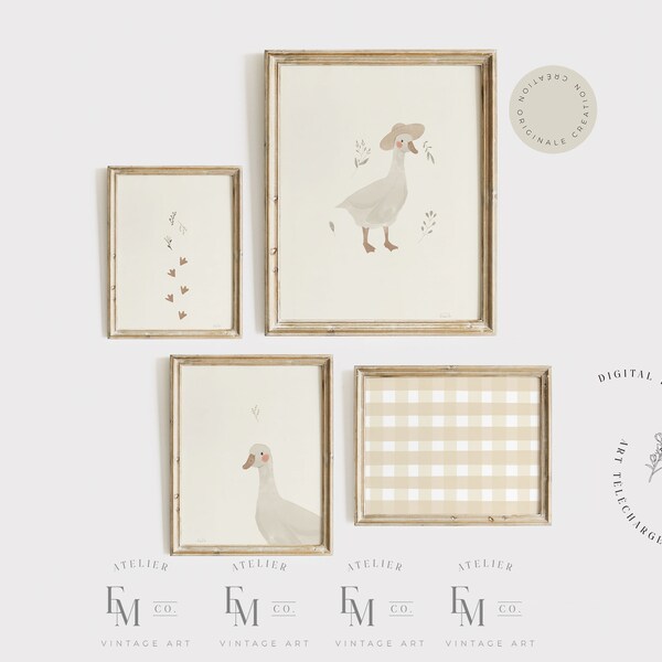 Nursery Print Goose - Etsy