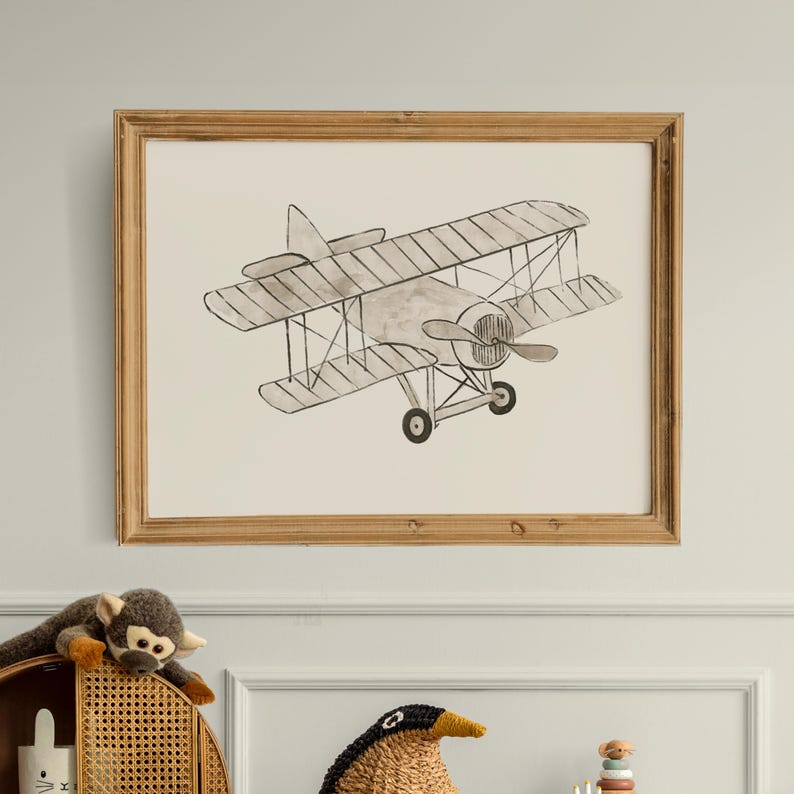 Whimsical wall art perfect for boys playroom decoration