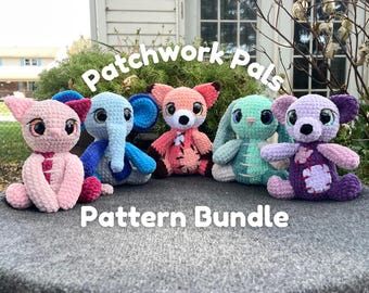 Patchwork Pals Crochet Pattern Bundle