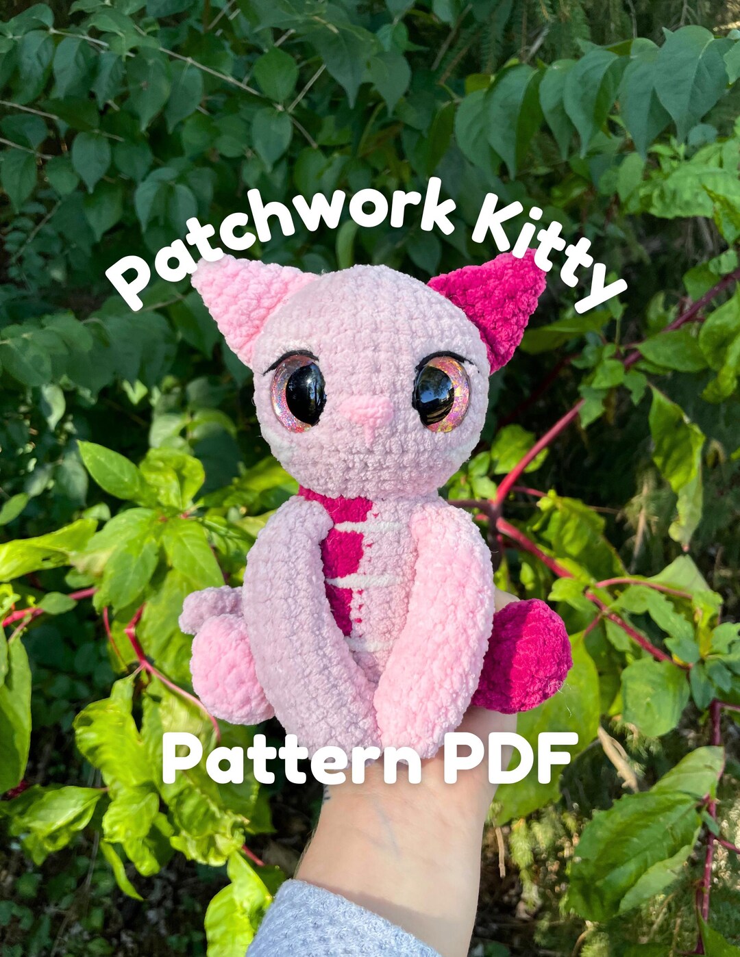 Patchwork Kitty Crochet Pattern PDF - Etsy