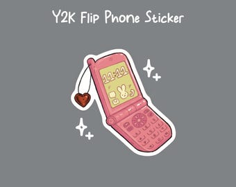 Y2K-fliptelefonklistermärke